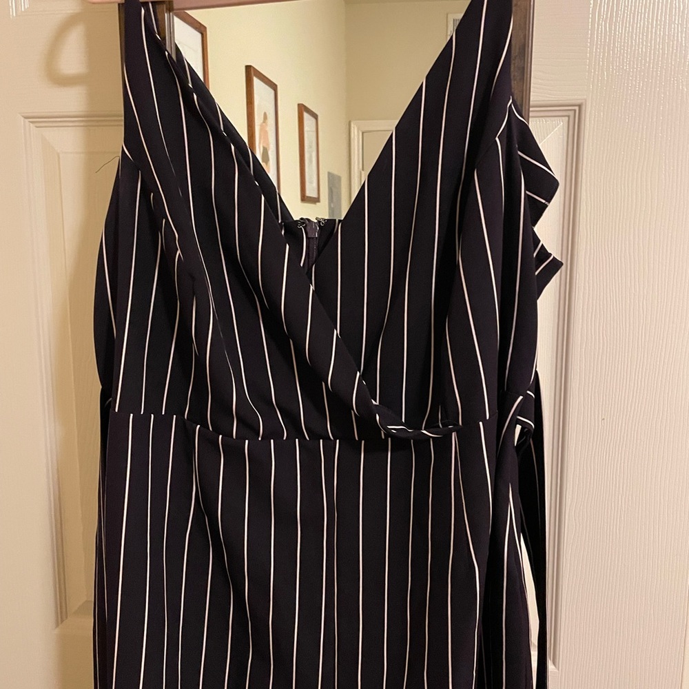 Asos Design Curve Wrap Jumpsuit With Self Belt In… - image 8